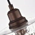 thumbnail image 4 of RADIANCE goods Transitional 1 Light Oil Rubbed Bronze Mini Pendant Ceiling Fixture 6" Wide, 4 of 10