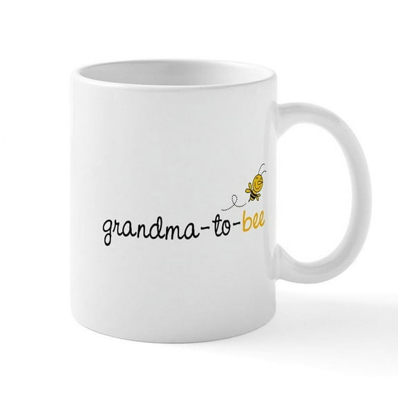 CafePress - Grandma To Bee Mug - 11 oz Ceramic Mug - Novelty Coffee Tea Cup