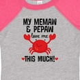 thumbnail image 4 of Inktastic Memaw and Pepaw Love Me Boys or Girls Baby Bodysuit, 4 of 5