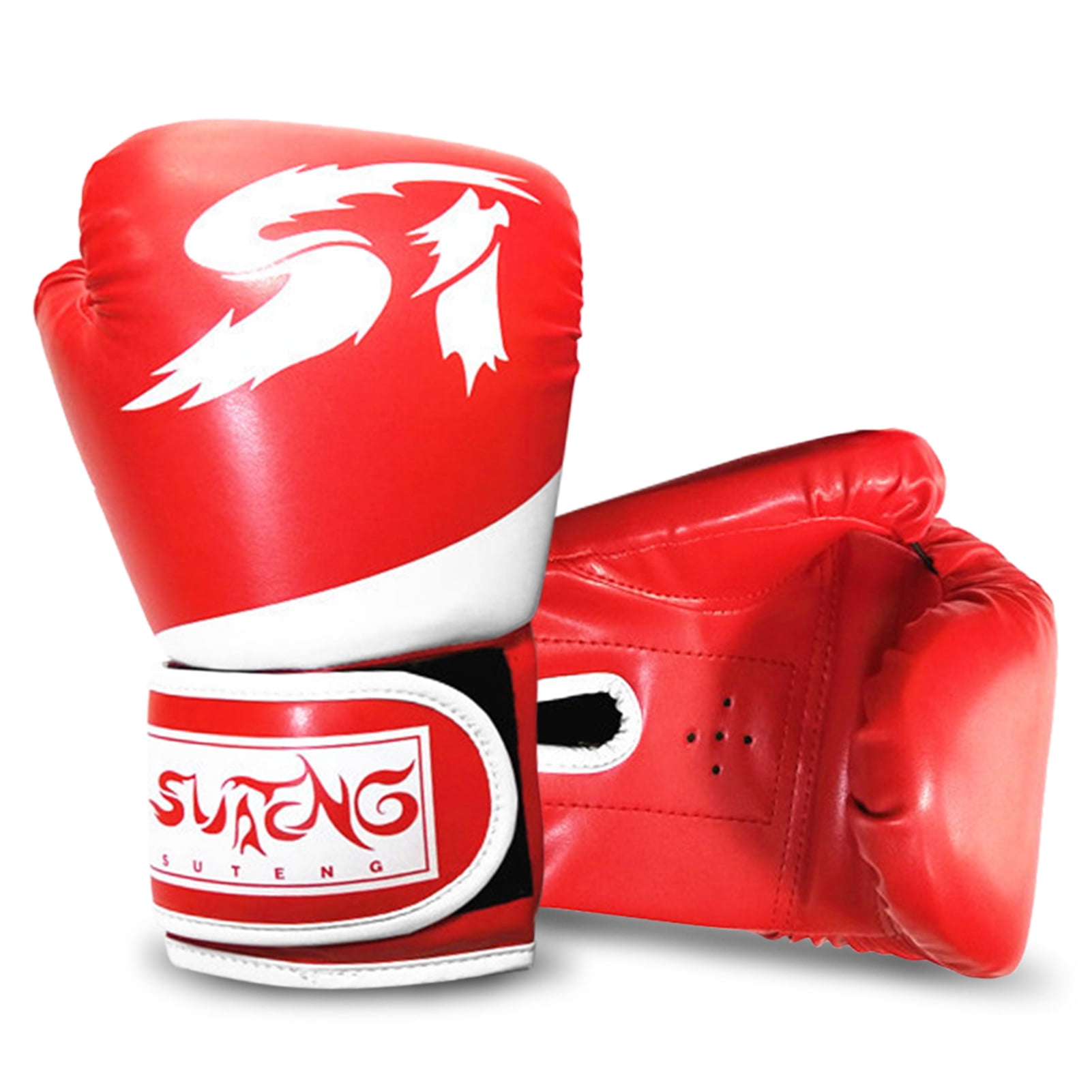 Boxing Gloves Fight Punch Bag MMA Muay Ladies Thai  Pads Kickboxing Kids Junior 