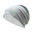 thumbnail image 1 of Gorra de ciclismo absorbe sudor, forro de casco transpirable de algodón spandex gris claro 27x26cm/10.63"x10.24" 1 Pcs, 1 of 6