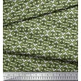 thumbnail image 3 of Soimoi Poly Georgette Fabric Leaves & Floral Block Decor Fabric Printed Yard 52 Inch Wide, 3 of 3