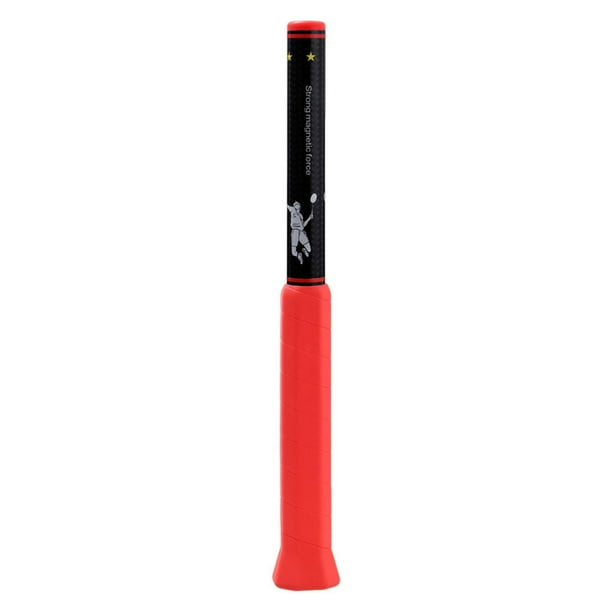 Accesorios para entrenamiento de raquetas de bádminton, ligeros, portátiles y profesionales. Rojo