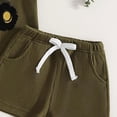 thumbnail image 4 of WUANDIXFA Toddler Baby Boy Summer Clothes Embroiderey Waffle Knit Tank Top + Casual Shorts Cute Clothing Set,Dark Green,18-24 Months, 4 of 6