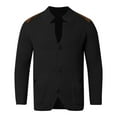 thumbnail image 4 of uikmnh Men's and Winter Sweater Cardigan Slim Lapel Long Sleeve Knitted Coat, 4 of 6