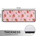 thumbnail image 5 of Kitchen Rugs Sets Of 2,Strawberry Plants Fruit Flower Leaf Anti Fatigue Kitchen Mat Rugs Non Slip Washable,Decorative Kitchen Floor Mats for Kitchen,Sink,Laundry,17"x47"+17"x47", 5 of 5