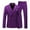 Purple, variant on Male Slim Fit Business Wedding Party Suit Two Piece Top And Bottom Double Breasted Suit