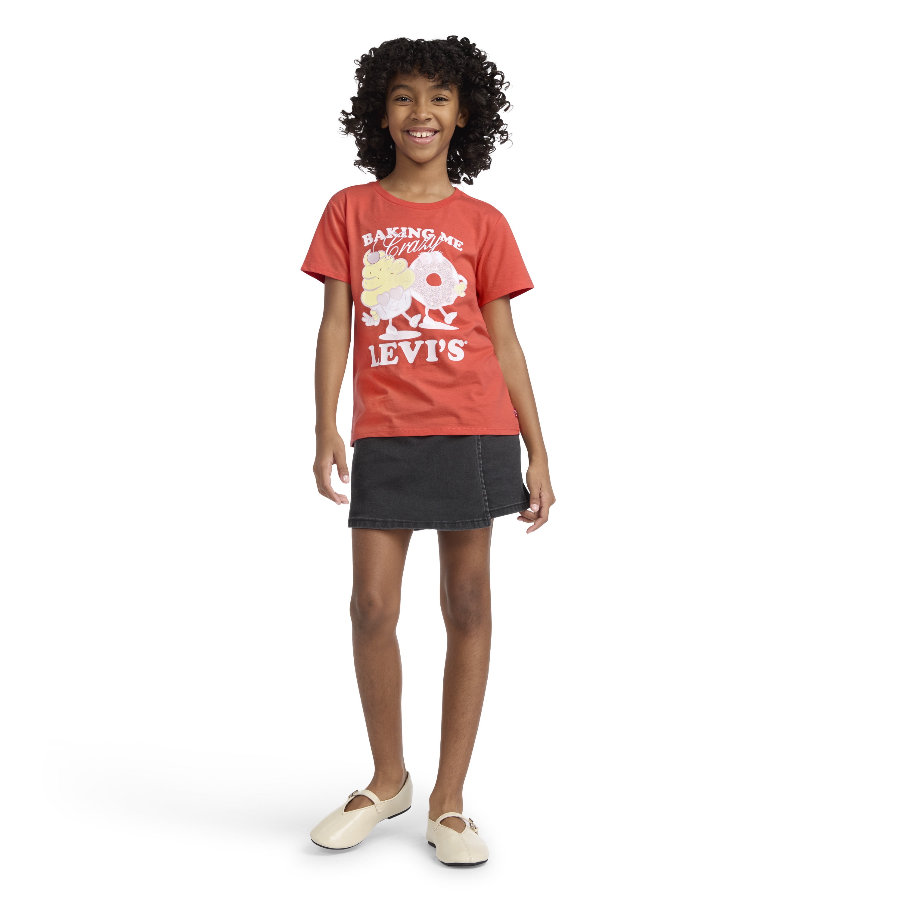 Levi's Girls Short Sleeve Graphic Tee, Sizes 4-16