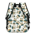 thumbnail image 4 of Fotbe Cute Bunny Pattern Casual Backpack for School, Travel, and Outdoor Activities - Durable, Lightweight, and Comfortable, 4 of 5