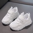 thumbnail image 7 of Hessimy Toddler Shoes Boys Girls Kids Cushion Sneakers Tennis Running Sports Walking Footwear Lightweight Breathable(Z03-White,11), 7 of 7