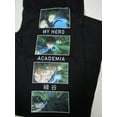 thumbnail image 2 of My Hero Academia Four Scenes Black Graphic Pajama Pants-Small, 2 of 5