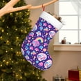 thumbnail image 2 of Cauagu Skull mushroom rainbow for Christmas Stockings,1-Pack Large Xmas Stocking Holiday and Farmhouse Stocking Fit for Christmas Holiday Party Decoration(17.7*11 Inch), 2 of 7