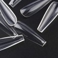 thumbnail image 2 of Clear Long Coffin Nails Tips,100 PCS Fake Full Cover Ballet Nails False Acrylic Nail Tips 10 Sizes, 2 of 7