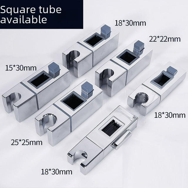 Soporte de ducha cuadrado elevable para baño, soporte de boquilla de base de ducha ajustable, soporte de barra de ducha, accesorios