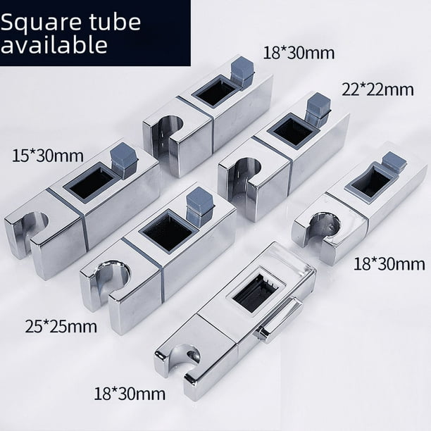 Soporte de ducha cuadrado elevable para baño, soporte de boquilla de base de ducha ajustable, soporte de barra de ducha, accesorios