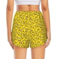 thumbnail image 2 of Lsque Ducky Cartoon Animal Yellow Printed Women's Running Shorts with Liner Pockets,Elastic Quick Dry Workout Athletic Gym Yoga Shorts,Womens High Waist Shorts-X-Large, 2 of 9