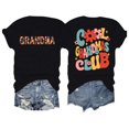 thumbnail image 2 of Womens Casual Summer T Shirts Letter Print Fashion Spring Tops Short Sleeve Crew Neck Basic Tees, 2 of 3