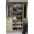 thumbnail image 4 of Easy Track Wood Laminate Dual Tower Closet Organizer, 4 of 6