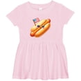 thumbnail image 3 of Inktastic All-american Hot Dog Girls Baby Dress, 3 of 5