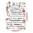 thumbnail image 2 of Christmas Candle Snowman Water Sticker Theme Activity Mood Candle Decoration Light Water Sticker, 2 of 3