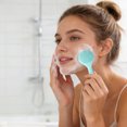 thumbnail image 6 of Silicone Facial Cleansing Brush With Long Handle, Manual Face Scrubber For Deep Gentle Exfoliating Skin Massage Pore Cleaning, 6 of 7