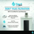 thumbnail image 4 of Tier1 Plus NSF 53&42 Certified Replacement for 5231JA2002A / LT500P LG Comparable Refrigerator Water Filter, 4-Pack - Reduces 99% LEAD, 4 of 9
