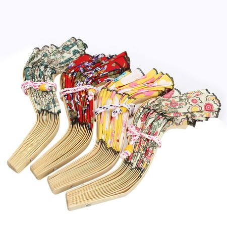 

Women 2 in 1 Portable Foldable Chinese Style Bamboo Frame Floral Printed Hand Fan Sunhat Hat (Random Color)