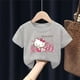 thumbnail image 5 of Camiseta coreana transpirable de algodón de Hello Kitty para niña, novedad de verano, ropa para niños, Top de manga corta con estampado de dibujos animados de media manga para bebé, 5 of 5