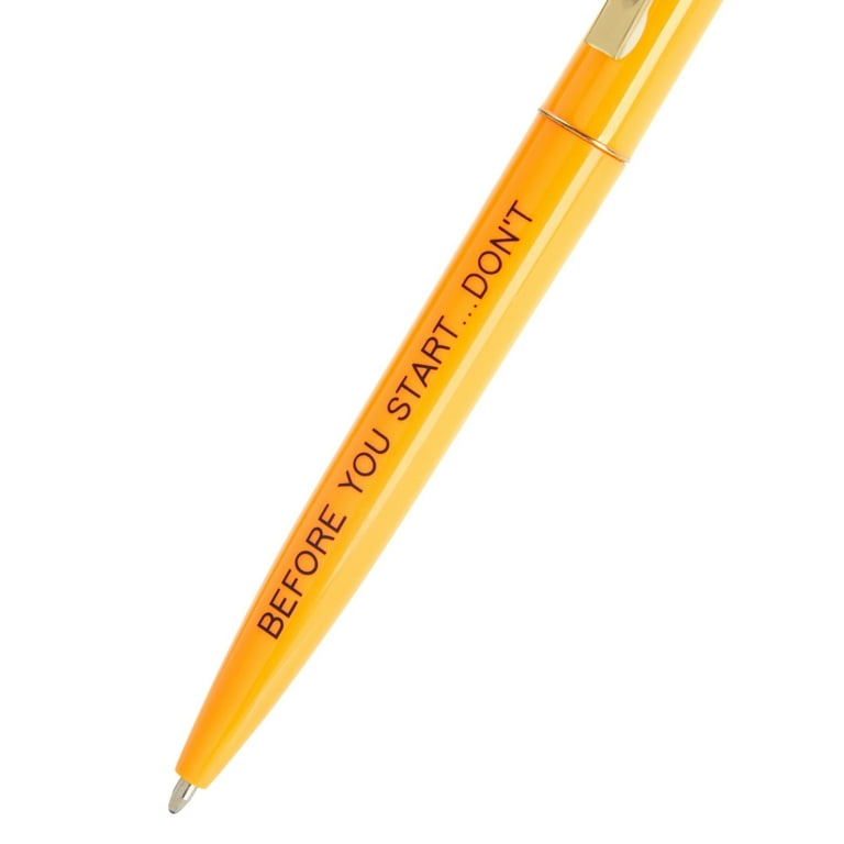 Black Funny Snarky Negative Quotes Ballpoint Pens With - Temu