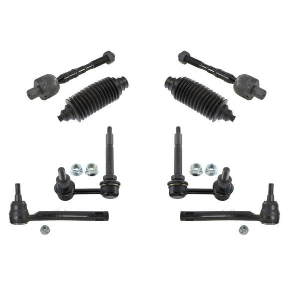 For 07-08 G35 4 Door Sedan Rear Wheel Drive Only Inner Tie Rods Sway Bar Lk 8pc