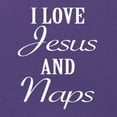thumbnail image 5 of Wild Bobby I Love Jesus and Naps Inspirational/Christian Women Racerback Tank Top, Purple Rush, X-Large, 5 of 5