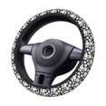 thumbnail image 2 of Hirioo Daisy Floral for Elastic Stretch Steering Wheel Cover Universal 15 Inch Automotive Steering Wheel Cover Fit Auto, Suvs, Truck, 2 of 6