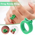 thumbnail image 3 of For Frog Ring Lightweight Resin Size 7 Comfort Fit Jewelry Gift For Women, 3 of 5