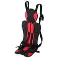 thumbnail image 3 of Asiento de Coche Para Niños ANGGREK Esponja Portátil 77 x 35 cm Negro + Rojo, 3 of 8