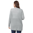 thumbnail image 3 of Daystry Women Casual Lightweight Cardigan Cover Up Open Front Breezy Long Sleeve Summer Blouses, 3 of 11