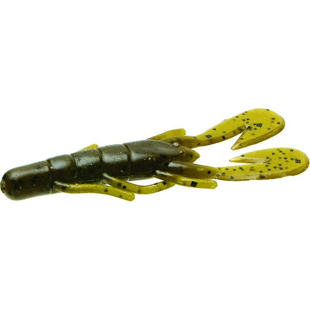 Zoom Ultra-Vibe Speed Craw Fishing Soft Bait, Green Pumpkin, 3 1/2", 12-pack - Walmart.com ...