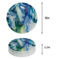 thumbnail image 1 of FMSHPON Merry Christmas Set of 8 Round Coaster for Drinks, Absorbent Ceramic Stone Coasters Cup Mat with Cork Base for Home Kitchen Room Coffee Table Bar Decor, 1 of 6