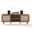 thumbnail image 1 of Crosley Nora Record Player Cabinet With Vinyl Storage in Walnut, 1 of 10