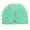 Mint Green, variant on Xfvqtps Infant Turban Hat Knit Bowknot Solid Color Stretch Comfortable Warm Windproof Coldproof Fall Winter Soft Skull Cap Black