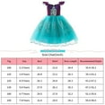 thumbnail image 7 of Girls Mermaid Dress Ariel Costume Outfit Playwear Birthday Party Cosplay Kids Summer Dress, 7 of 7