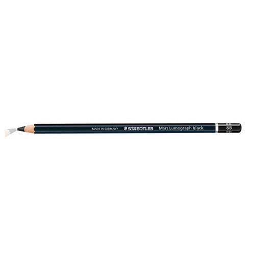 STAEDTLER-MARS LIMITED 100B8B MARS LUMOGRAPH MATTE BLACK DRAWING PENCIL 8B