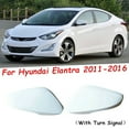 thumbnail image 1 of White Driver & Passenger Side Mirror Cover Replaced For Hyundai Elantra 2011-16, 1 of 9
