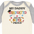 thumbnail image 4 of Inktastic My Daddy Graduated and I'm Super Proud Boys or Girls Long Sleeve Baby Bodysuit, 4 of 5