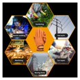 thumbnail image 4 of Leather Gloves Welding Breathable Thermal Insulation Elastic Design Protective Equipment, 4 of 7