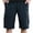 Navy, variant on CaComMARK PI Cargo Shorts for Men Multi Pocket Fashion Casual Drawstring Elastic Printing Design with Pockets Shorts Navy 8(XL)