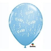 Burton & Burton 11" It's A Boy All Around Balloon, Pack/25