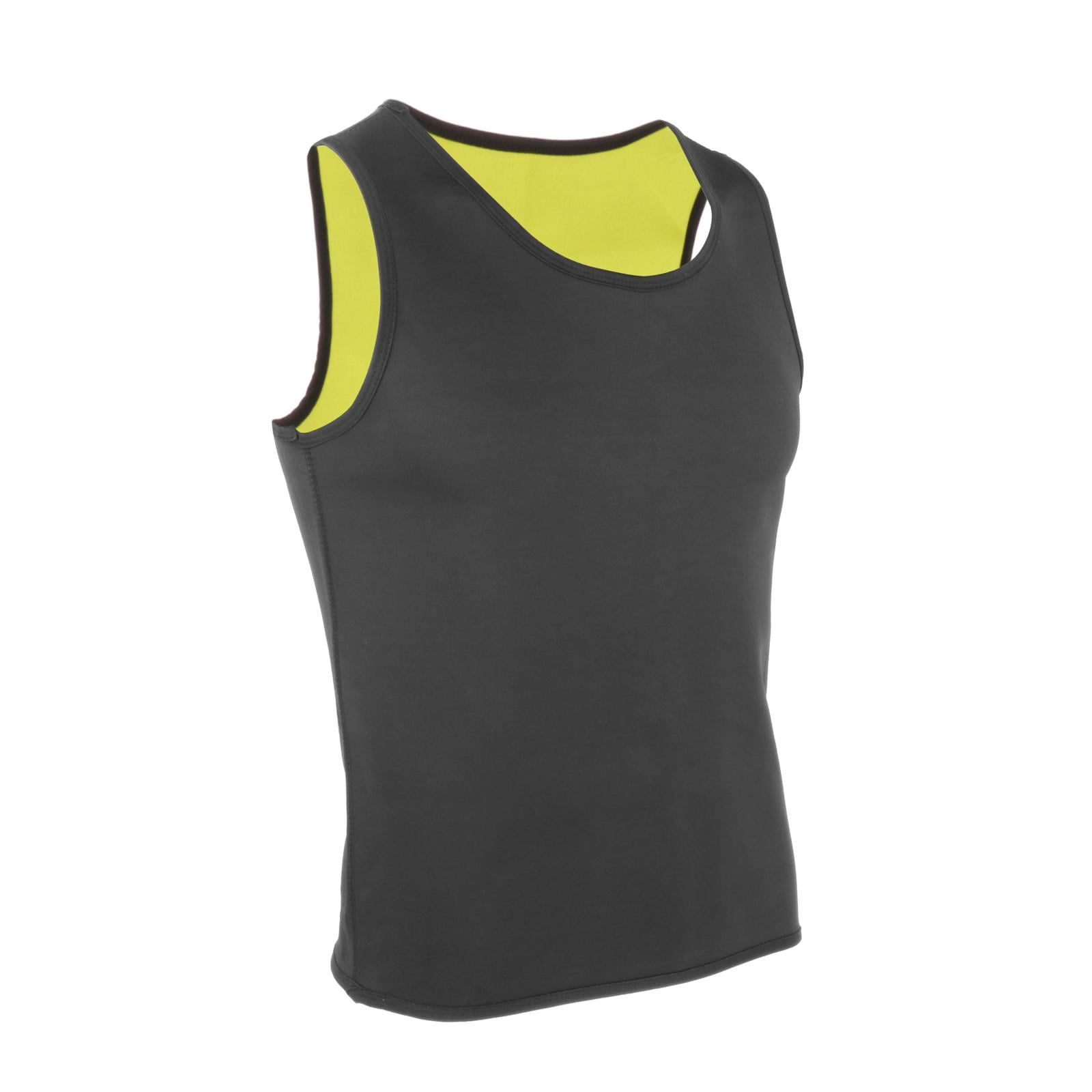 Mens Sweat Sauna Vest Body Shaper Vest Waist Trainer Slimming Tank