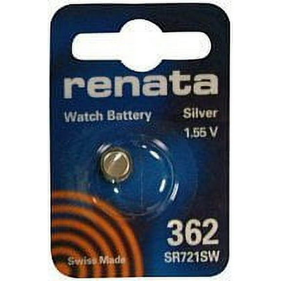 1 X Renata Silver Oxide Button Cell Battery 362