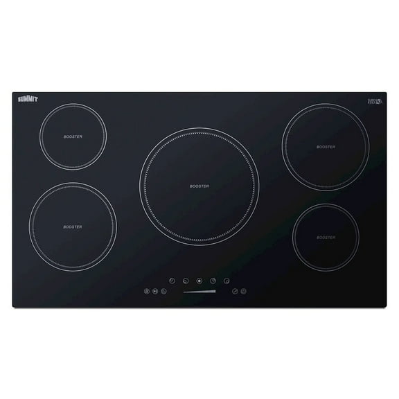 SUMMIT 36" Wide 208-240V 5-Zone Induction Cooktop