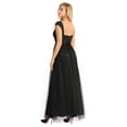 thumbnail image 2 of MSemis Women's Cap Sleeve Lace High Waist Backless Elegant Tulle Bridesmaid Dress Formal Occasion, 2 of 7